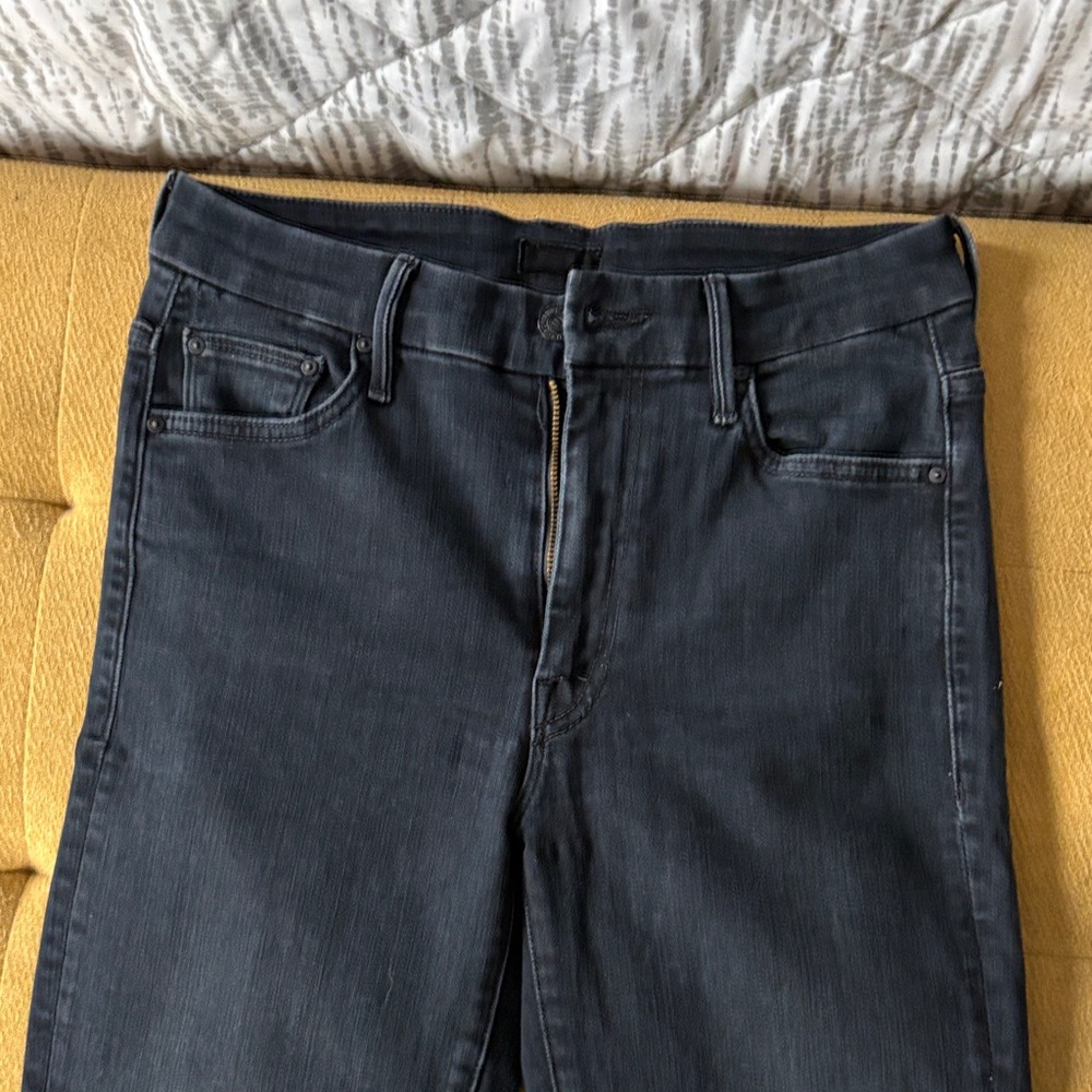 MOTHER Dark Gray Women's Skinny Jeans